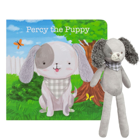Stephan Joseph Percey the Puppy Board Book & Plush Doll