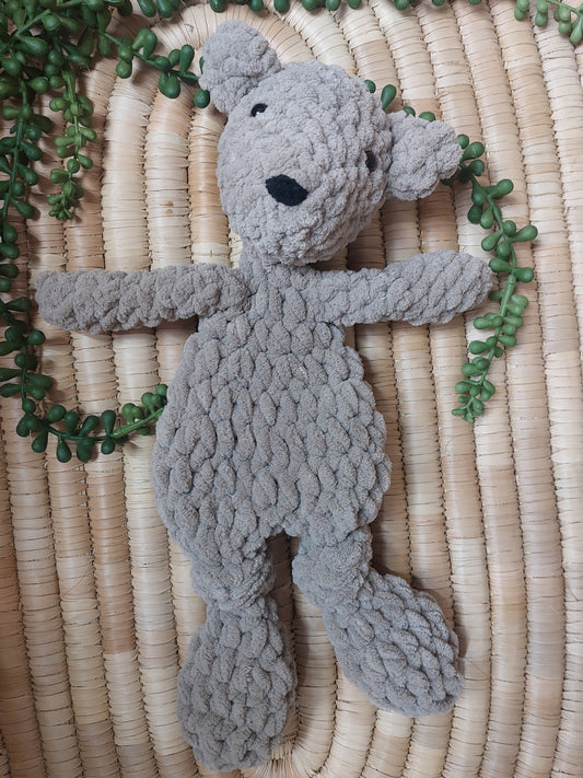 Small Crochet Lovey Teddy