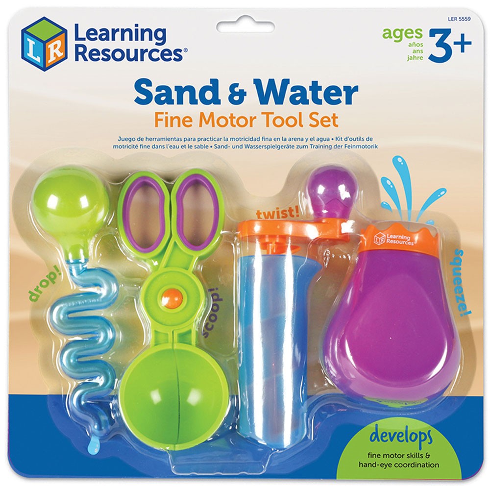 Learning Resources - Sand & Water Fine Motor & Sensory Play Tool Set