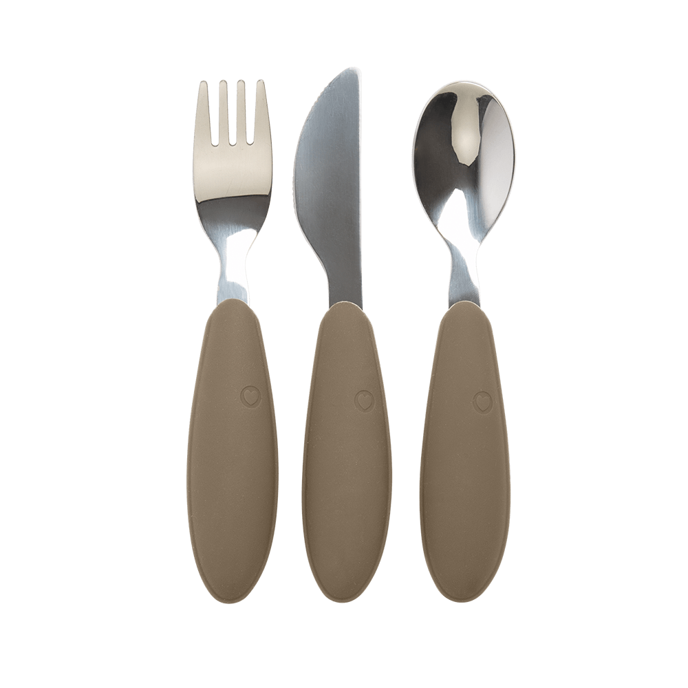 BIBS Cutlery Set - Dark Oak