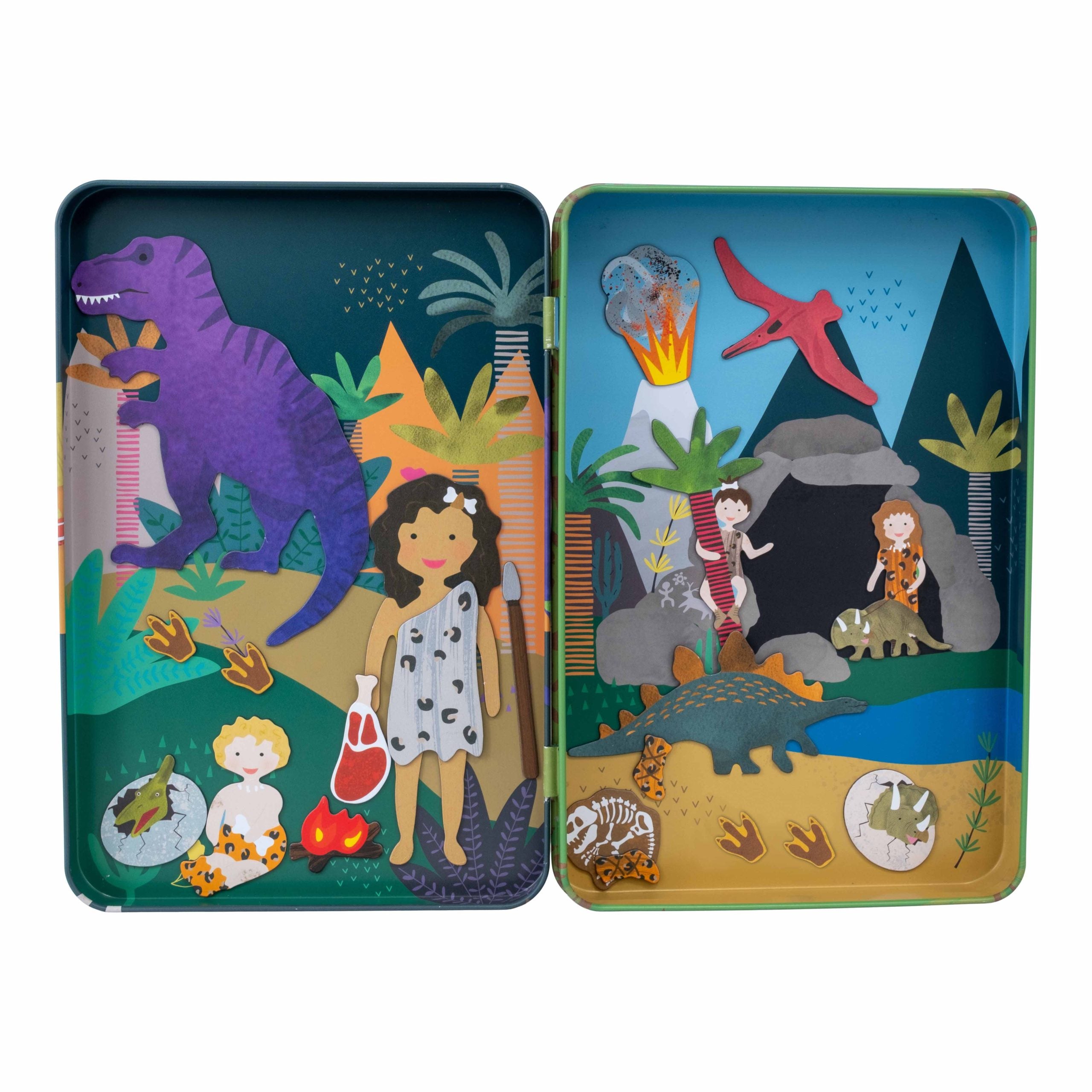 Floss & Rock Rainbow Fairy Magnetic Play Set - Portable Tin With 50+ Magnets