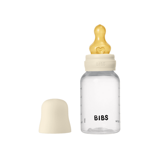 BIBS Complete Baby Bottle Set 150ml Latex - Ivory