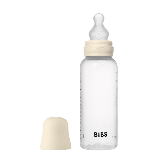 BIBS Complete Bottle Set Silicone 270ml - Ivory