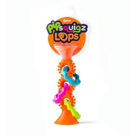 at Brain Toys Pip Squigz Loops - Orange