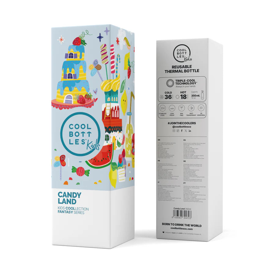 Cool Bottles: The Bottles for  Kids 350ml -Candy Land