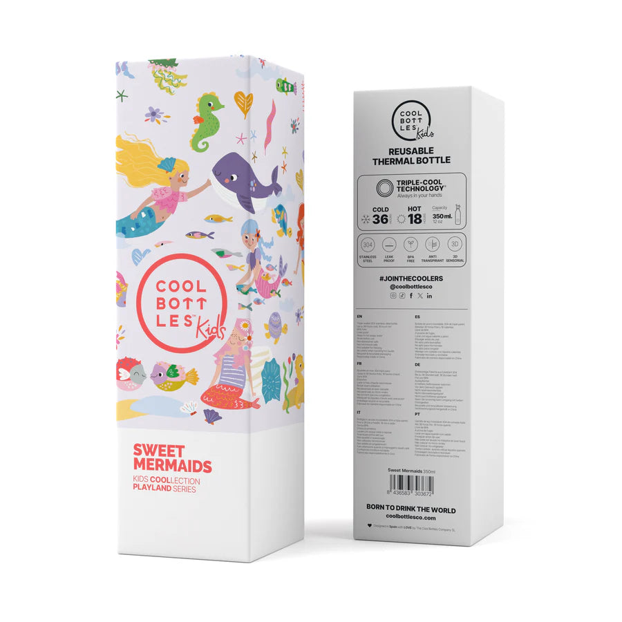Cool Bottles: The Bottles for  Kids 350ml - Sweet Mermaids