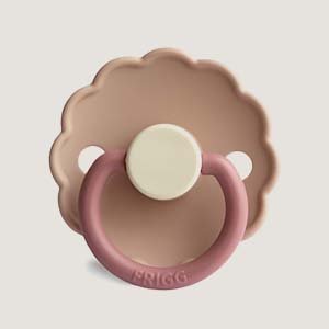 FRIGG Daisy Latex Natural Pacifier - Peony