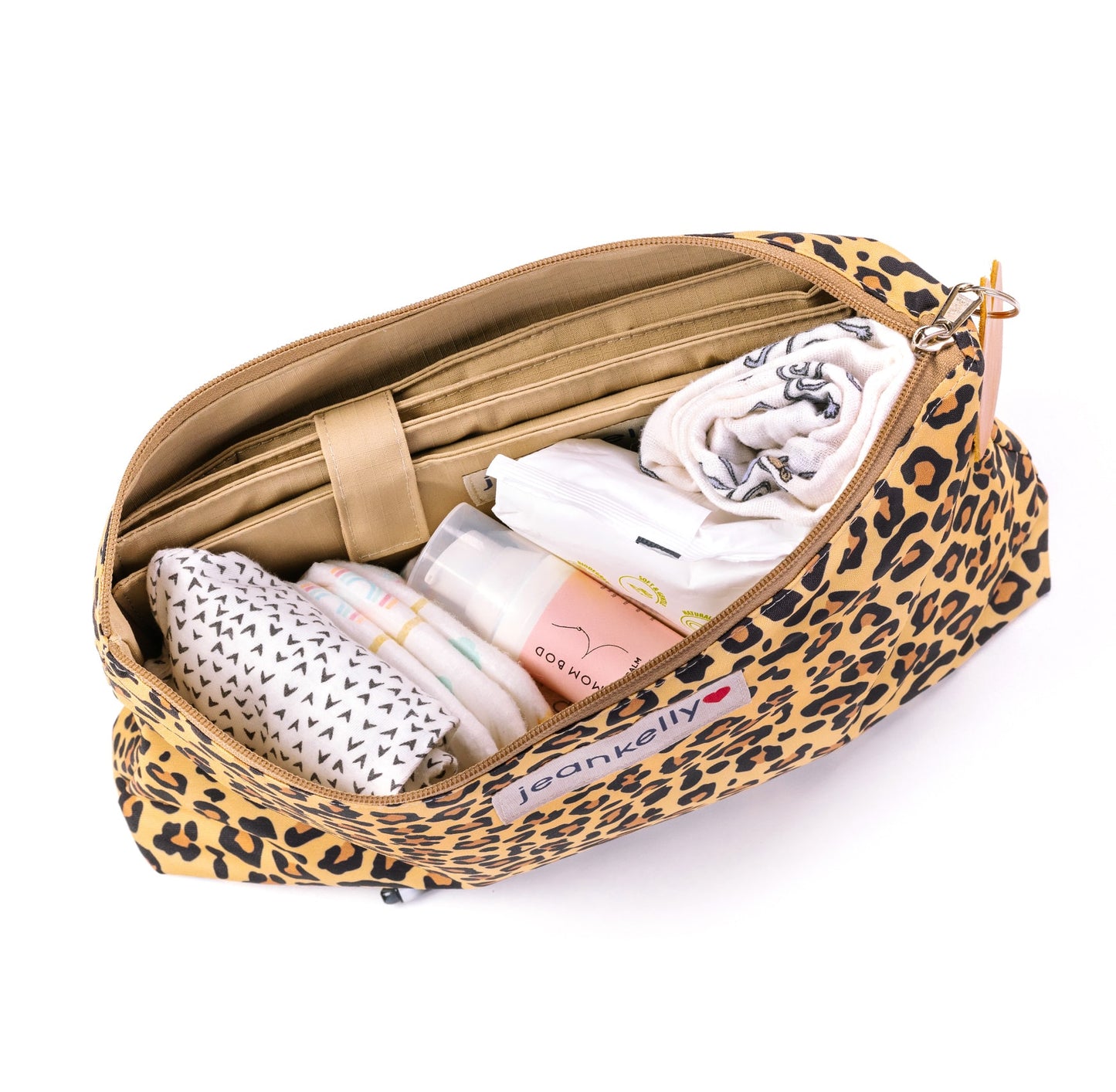 Jeankelly Changing Pouch – Leopard Print