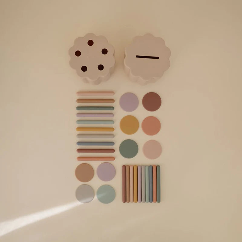 Mushie Coin & Tube Sorting Set