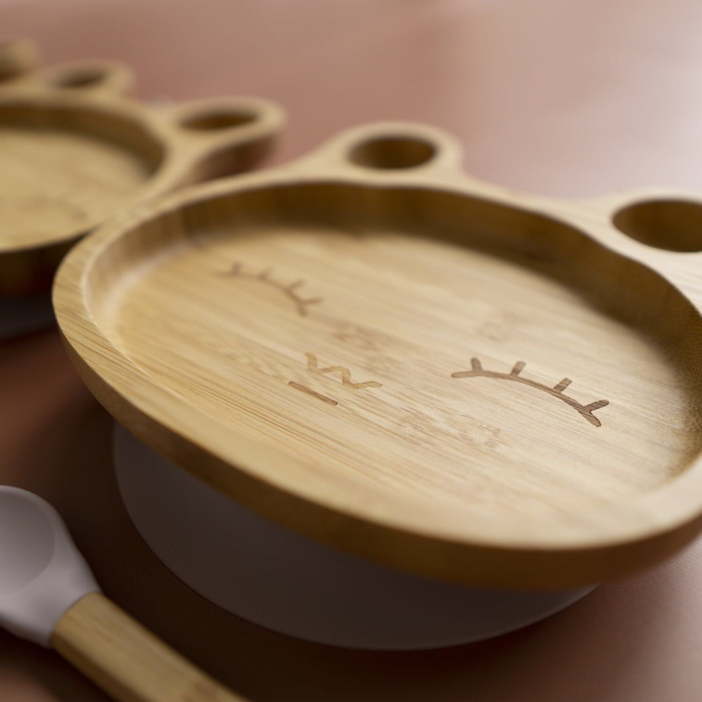 Organic Bamboo Plate – Bunny