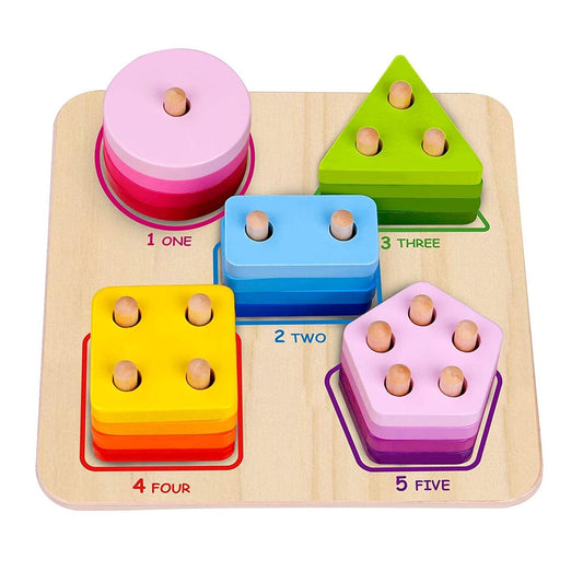 Tooky Toy Geometric Block Sorter