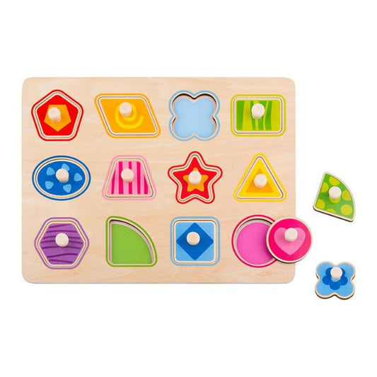 Tooky Toy Shapes Peg Puzzle
