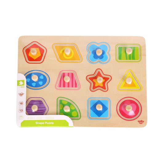 Tooky Toy Shapes Peg Puzzle