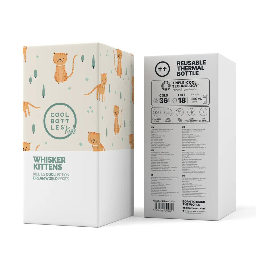 Cool Bottles : Whisker Kittens 350ml