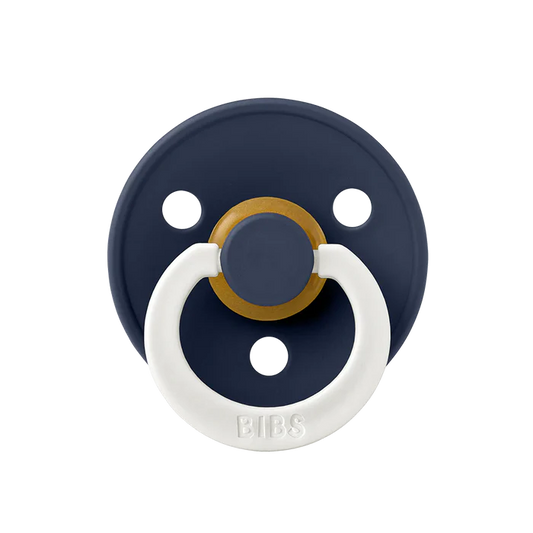 BIBS Colour Night Glow Pacifiers / Dummies - Deep Space