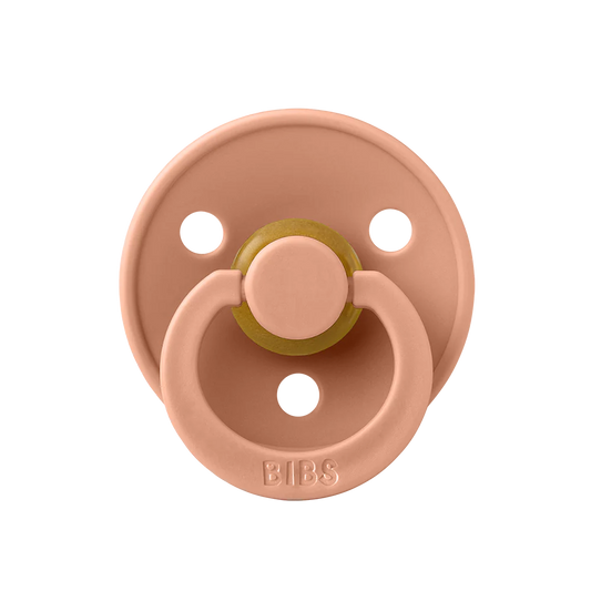 BIBS Colour Pacifiers / Dummies– Peach