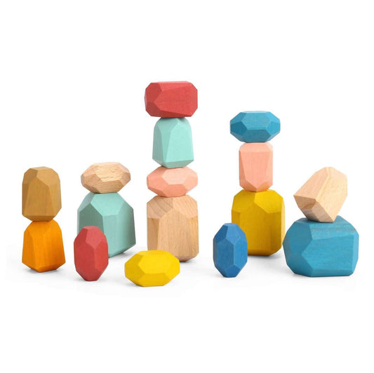 Tooky Toy Wooden Stacking Blocks