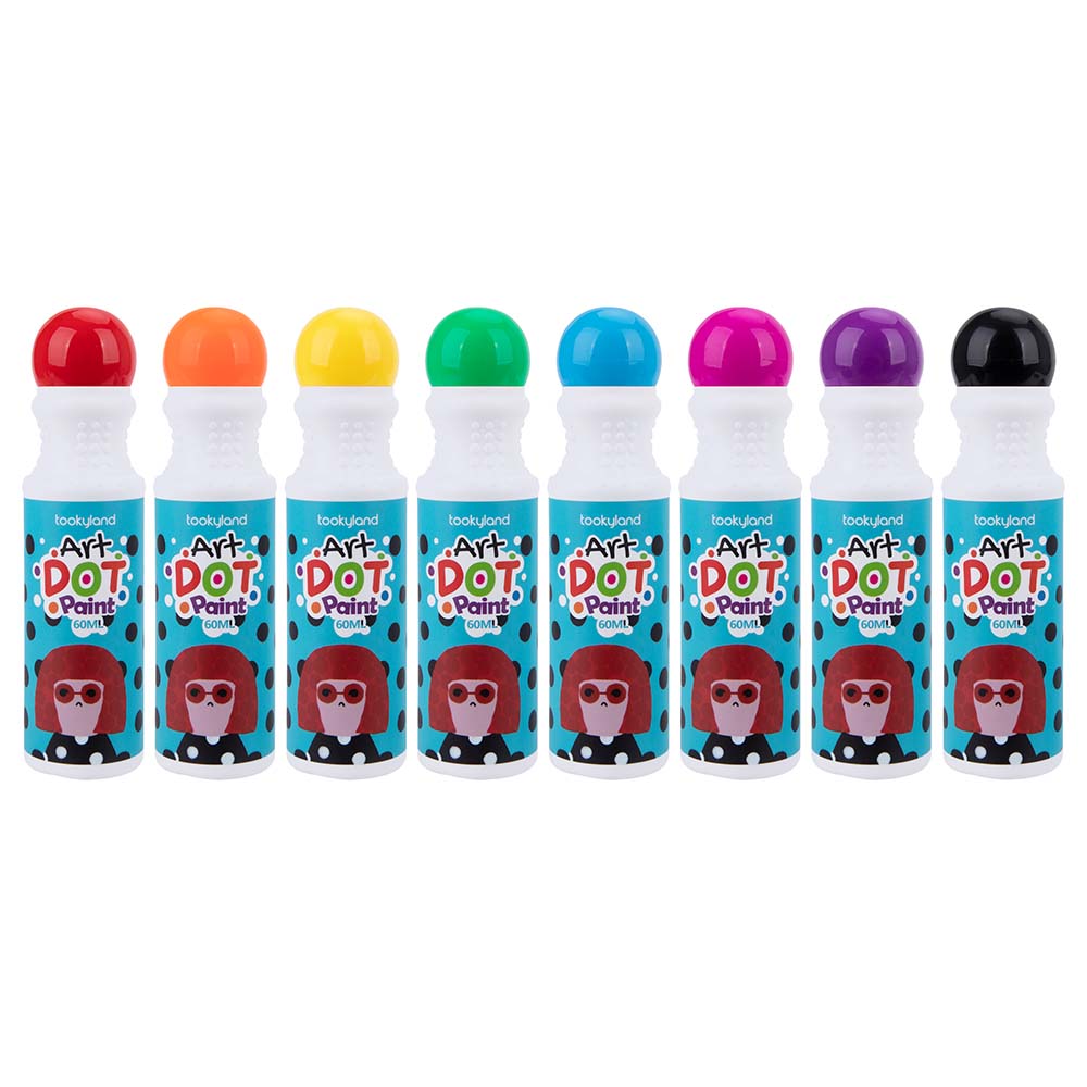 Tookyland Dot Art Paint Kit (8 Colours)