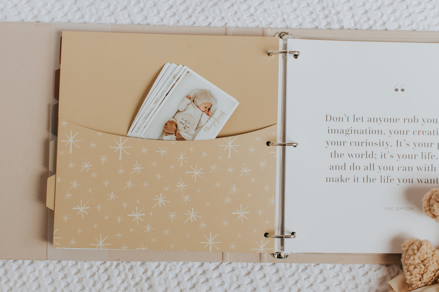 Stellarize The story of you Baby Book (Stone)