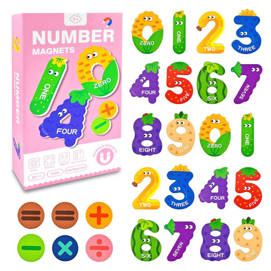 Fruit & Veggie 123 Magnets – Fun & Educational Math Play for Kids!