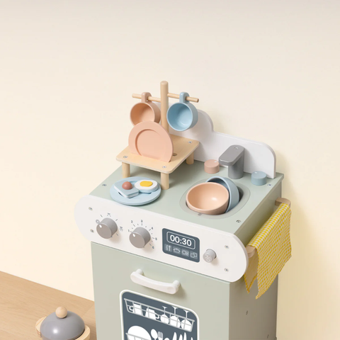 TookyToy – Pretend Play Dishwashing Machine Toy Set