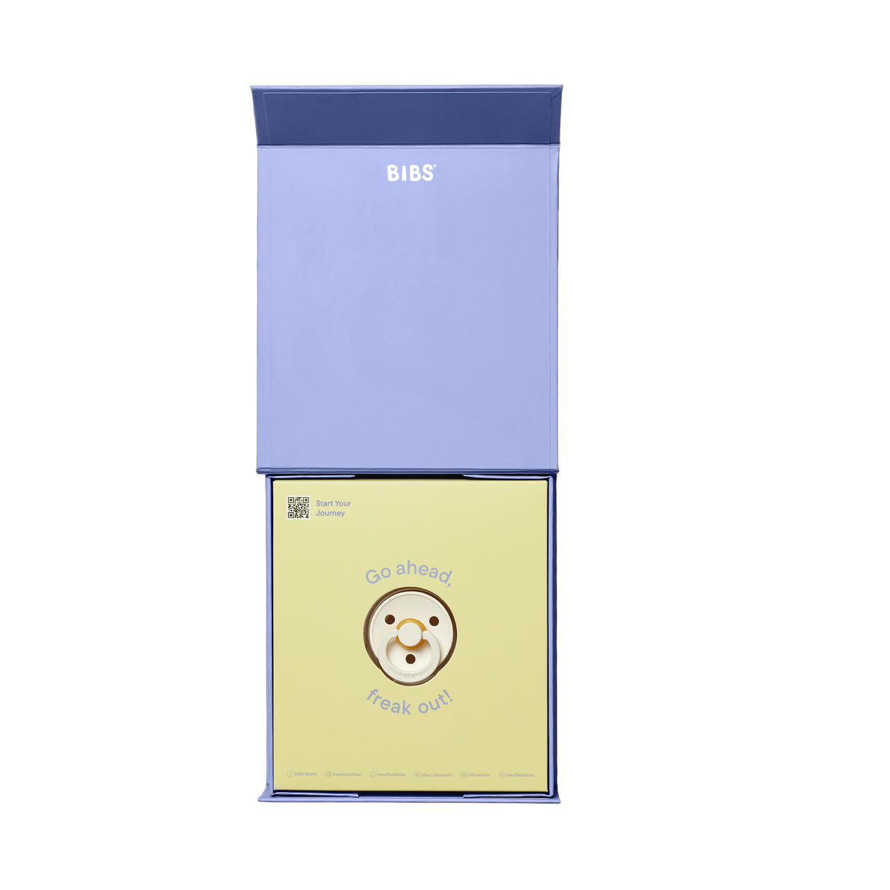 BIBS Gift Set Baby on the Way Latex Size 1 Ivory