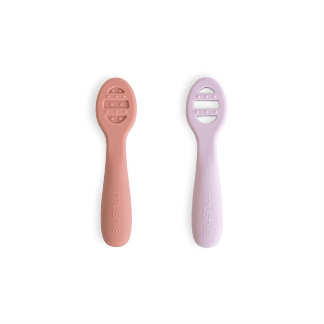Mushie First Feeding Baby Spoons 2P