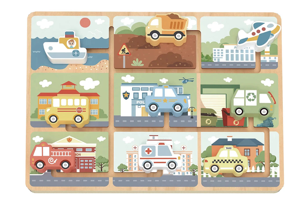 Tooky Toy Vehicle Maze