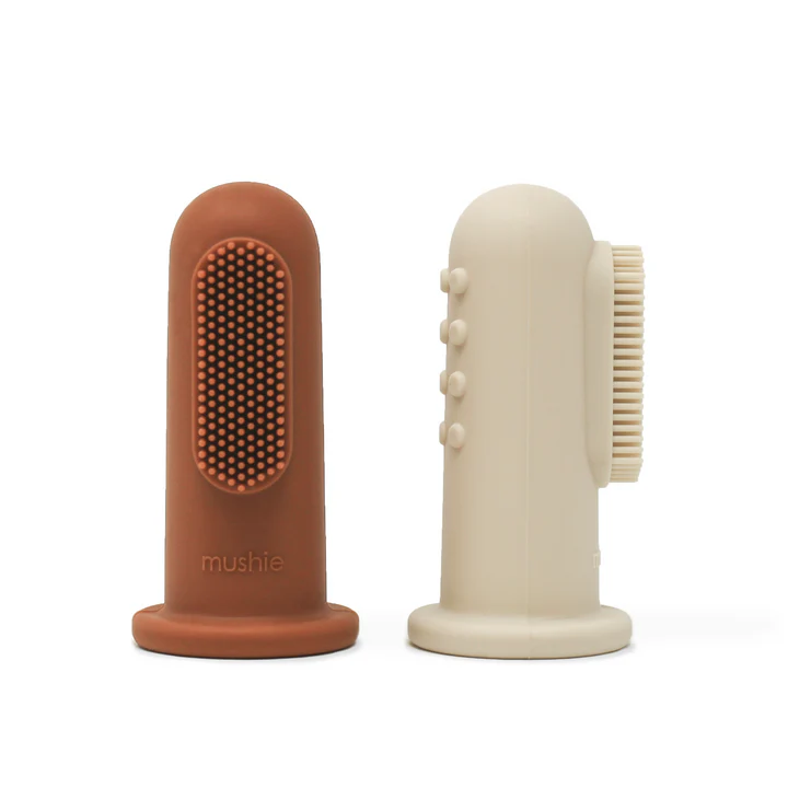 Mushie Finger Toothbrush 2pc