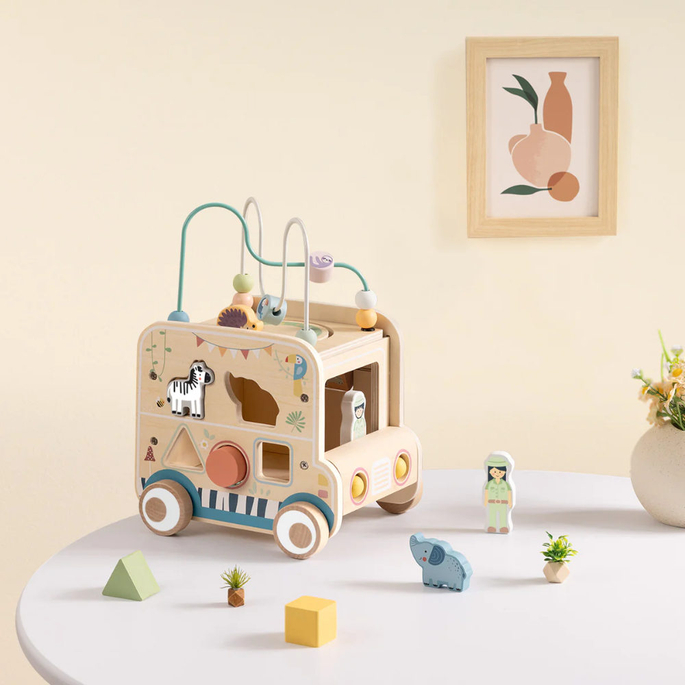 TookyToy - Hunting Vehicle Play Cube Activity Toy