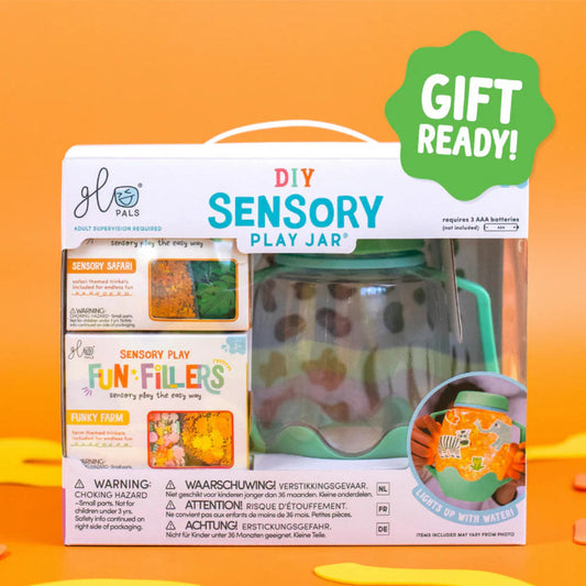 Glo Pals: DIY Sensory Play Jar - Zoo
