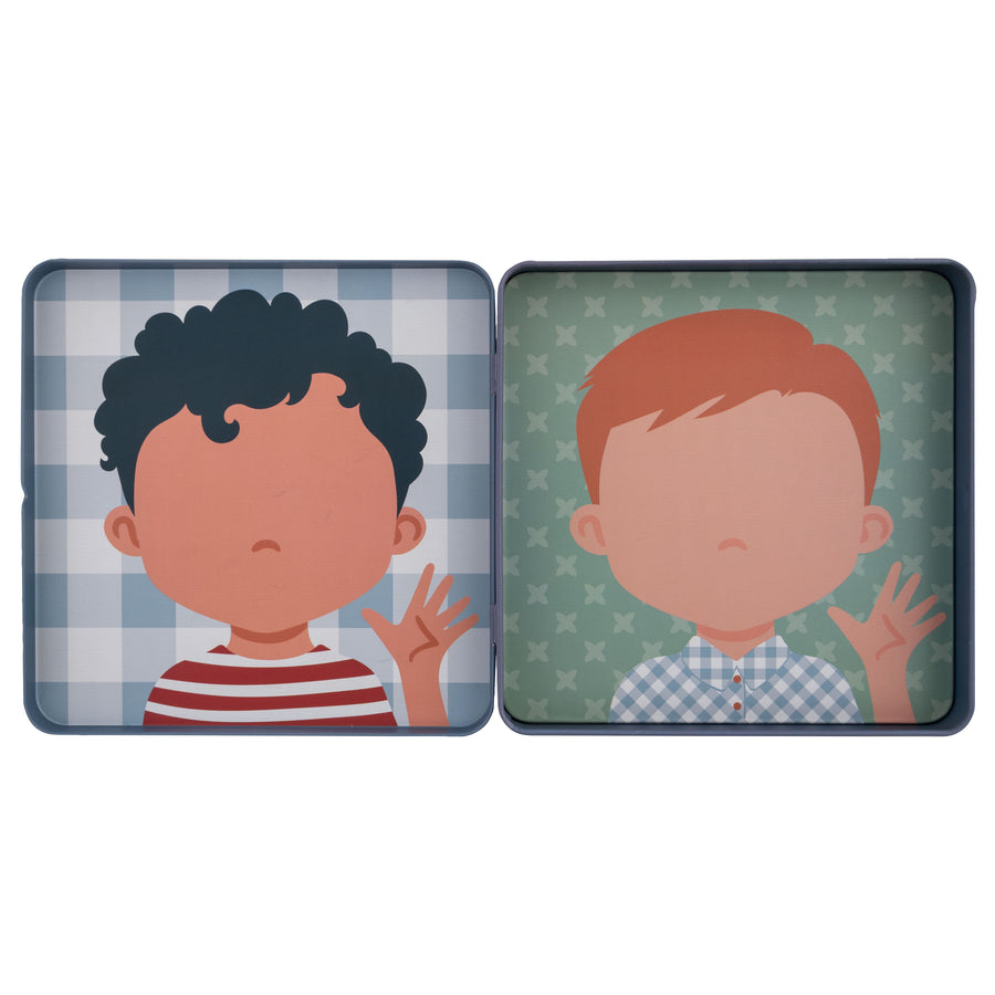 Stephen Joseph Funny Faces Magnetic Set – Blue