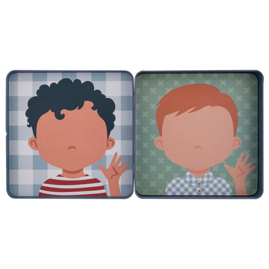 Stephen Joseph Funny Faces Magnetic Set – Blue