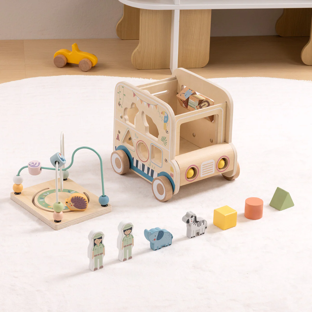TookyToy - Hunting Vehicle Play Cube Activity Toy