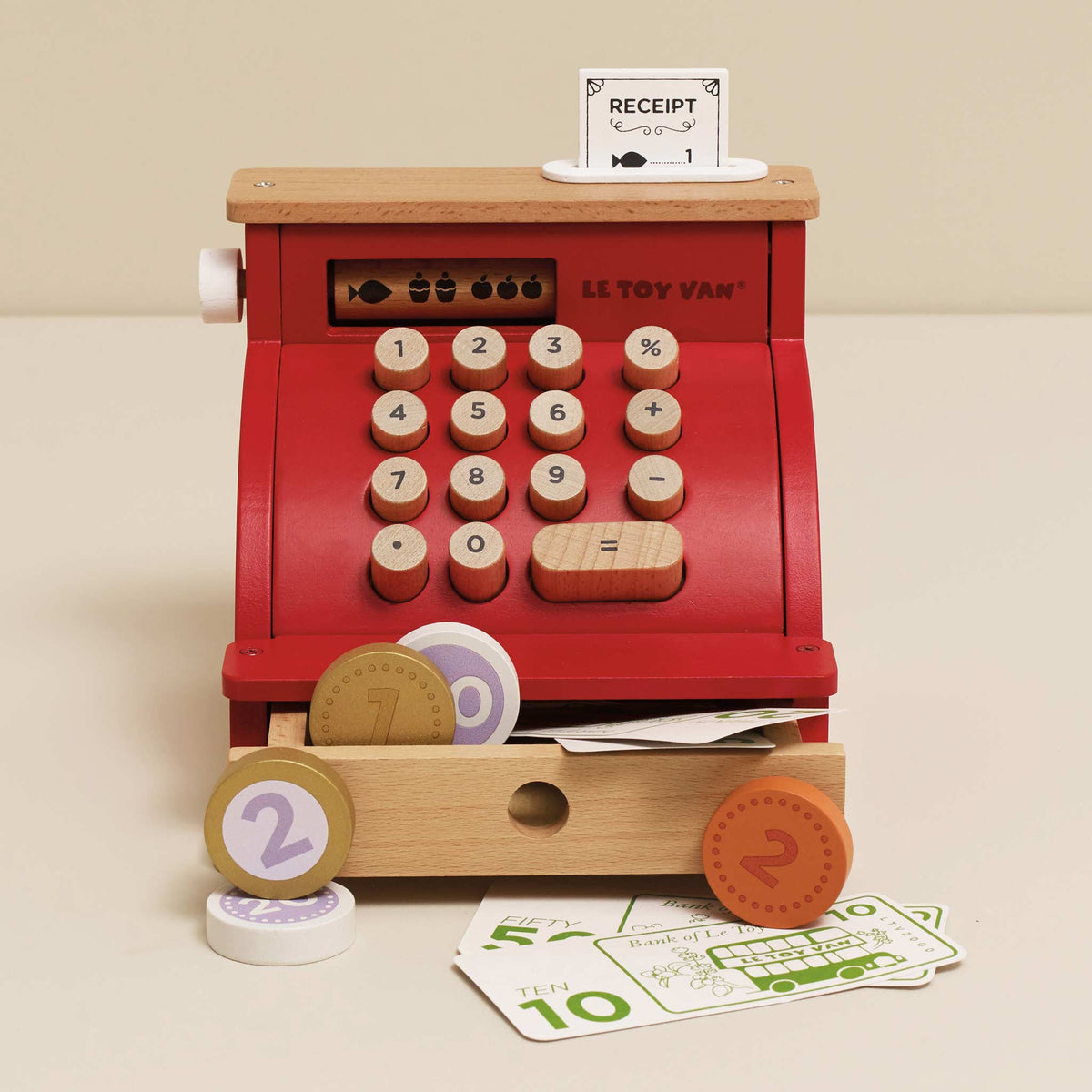 Le Toy Van Shop Till - Cash Register & Money