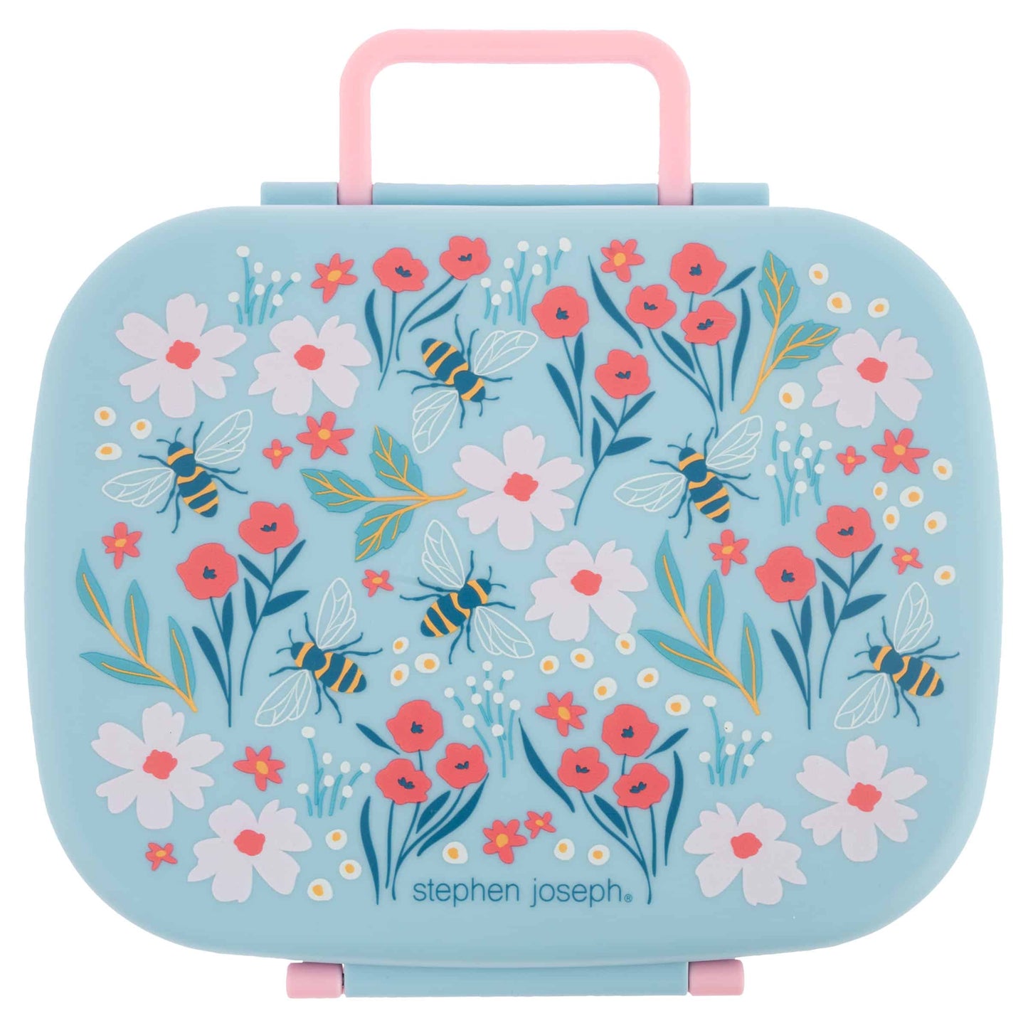 Stephen Joseph Bento Lunch Box with Removable Tray - Bee