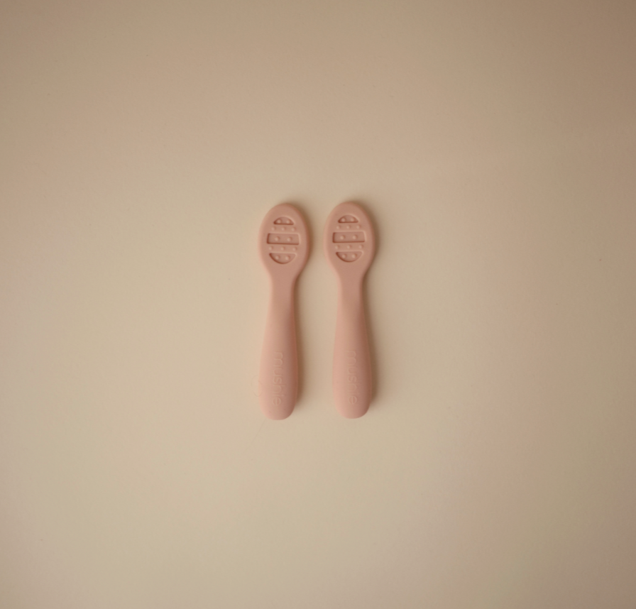 Mushie First Feeding Baby Spoons 2P