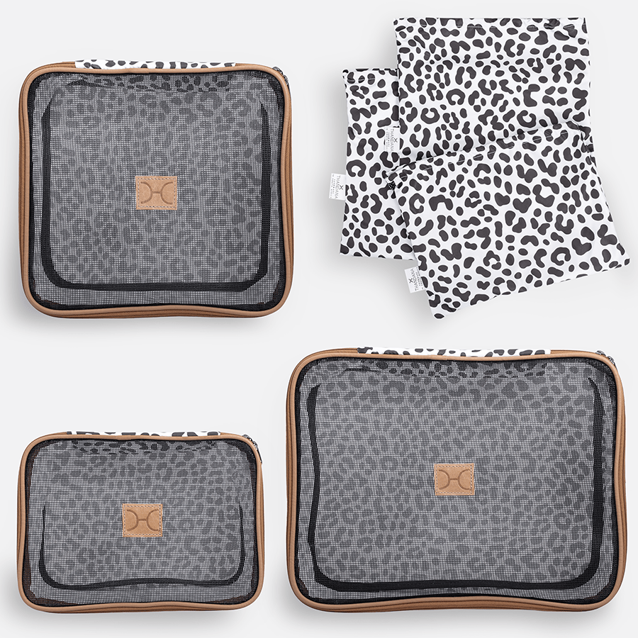 Thandana Hospital Bag Organiser / Travel Pod : Cheetah White