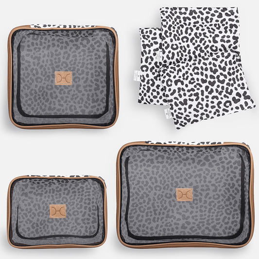 Thandana Hospital Bag Organiser / Travel Pod : Cheetah White