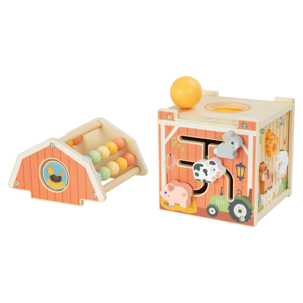 TookyToy - Farmyard Play Cube Activity Toy – Kleine Muis