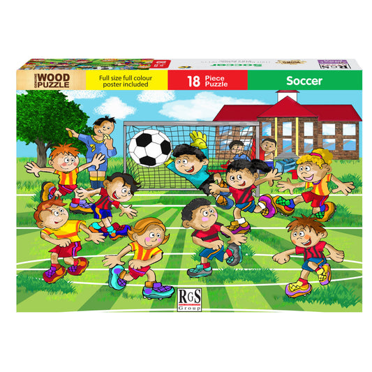 RGS Soccer 18 piece puzzle
