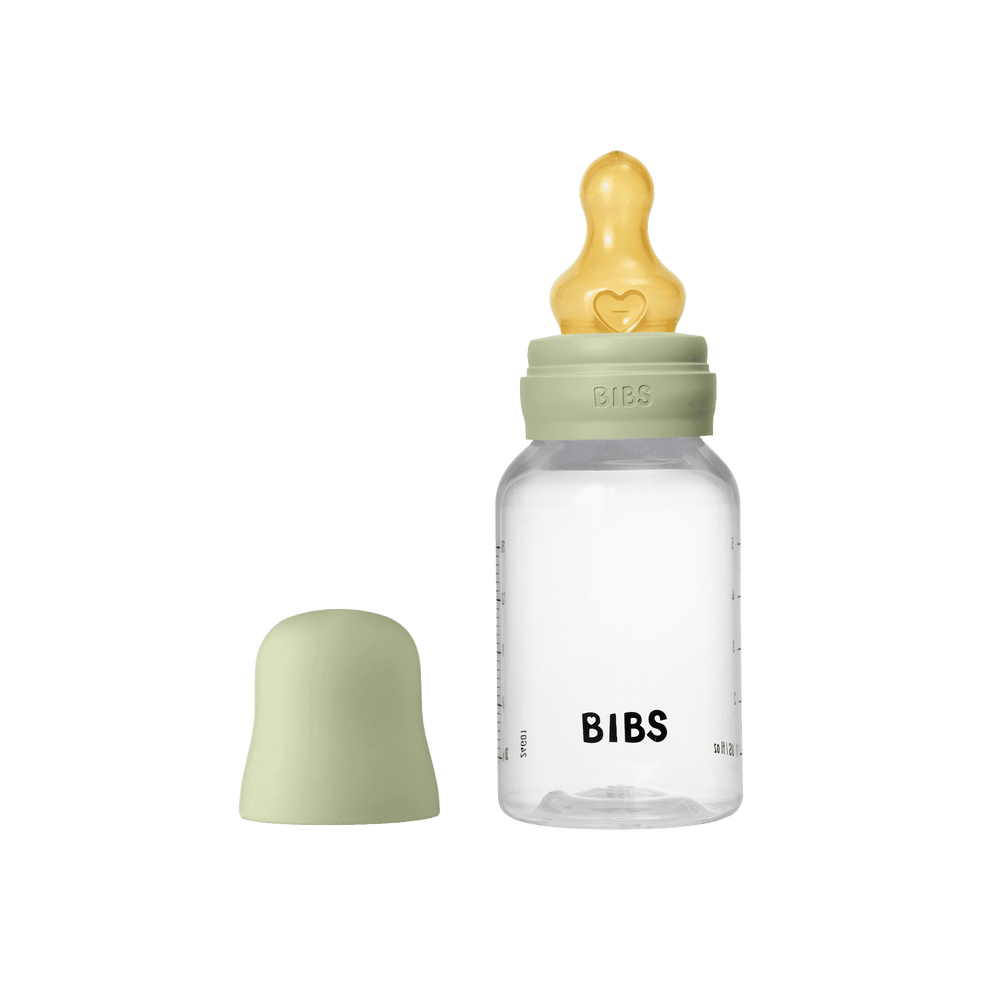 BIBS Baby Bottle 150ml Latex - Sage
