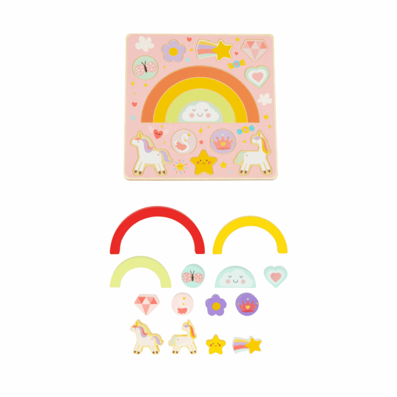 hi Pando – Wooden Puzzle Board – Fantasy Themed – 15pcs