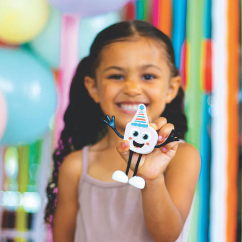 Glo Pals: Water Activated Light-Up Sensory Toys - Party Pal (Multicoloured) 3pc