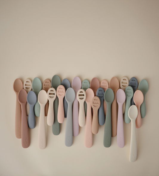 Mushie First Feeding Baby Spoons 2P