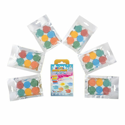 36-Pack Colour Bath Pops