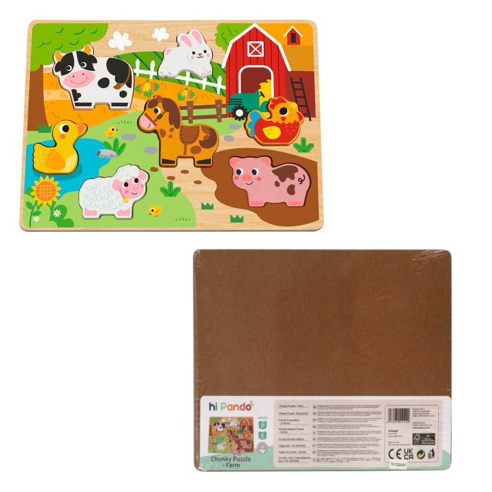 hi Pando Chunky Puzzle - Farm