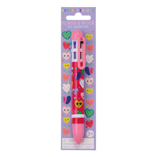 Floss & Rock Six Colour Pen