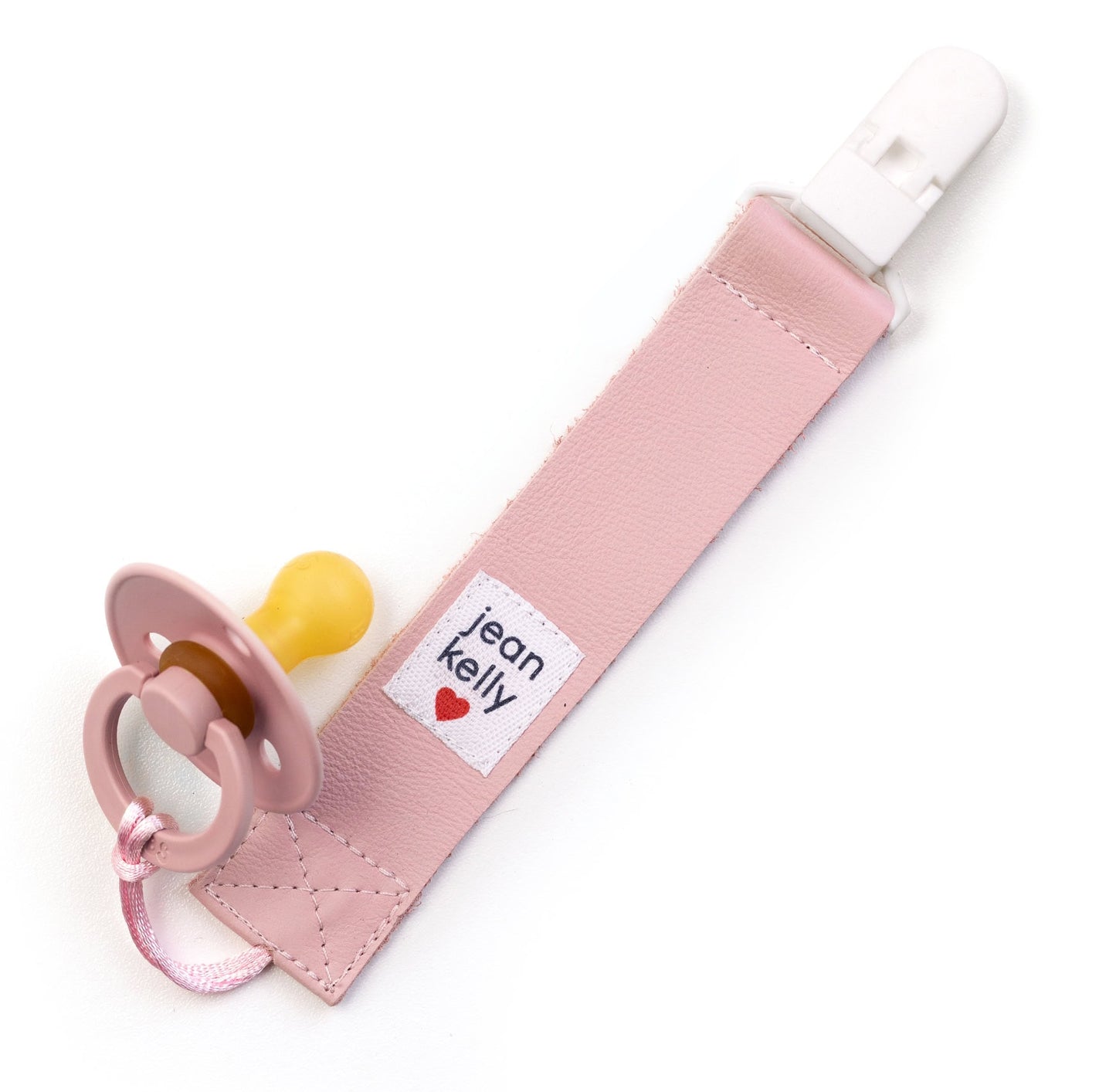 Jeankelly Leather Dummy Clip – Pink