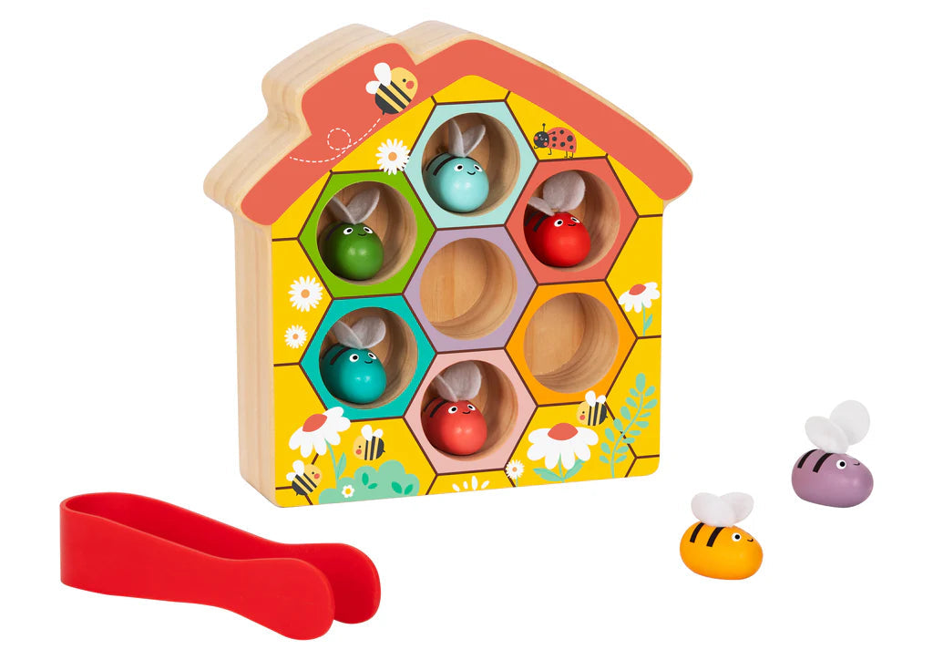 Wooden Beehive Play Set